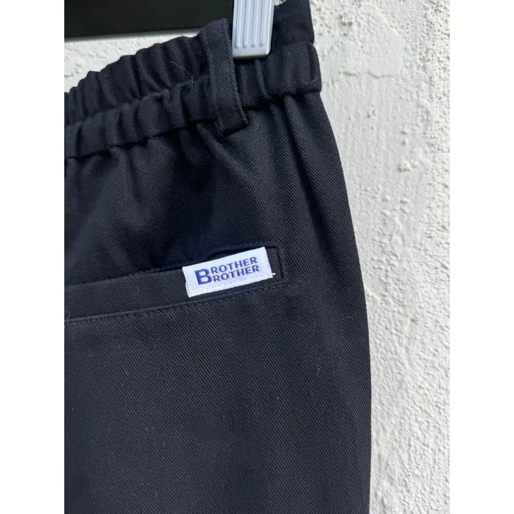 Brother Brother Double Pleated Trouser Black Small S